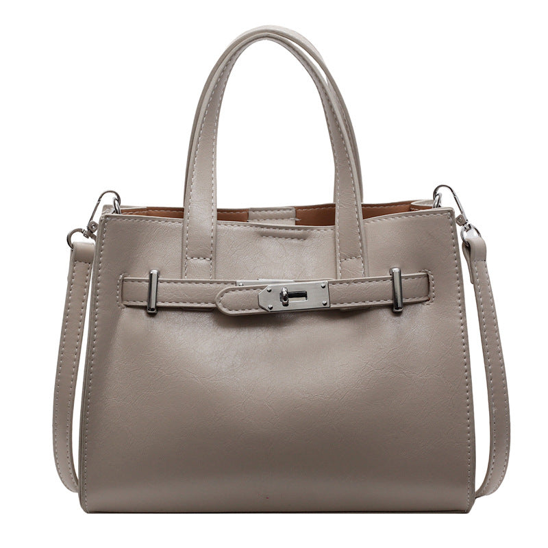Women's Korean Style Simple Fashion Portable Kelly Bags