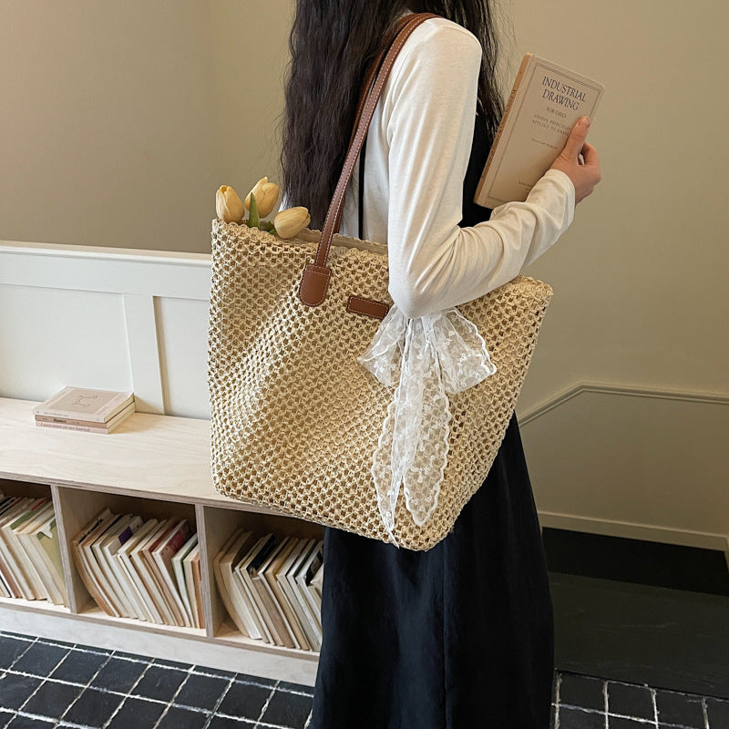 Women's Style Fashion Large Capacity Underarm Simple Tote Bag