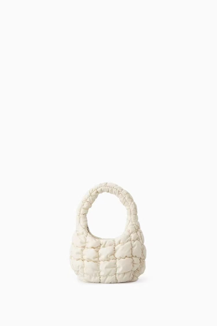 Unique Beautiful Cloud Puff Pleated Portable Tote Bag