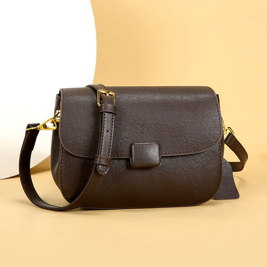 Women's Genuine Leather High Sense Vintage Saddle Bags