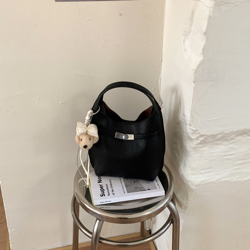 Women's Spring Vegetable Basket Commuter Good-looking Female Bucket Bag