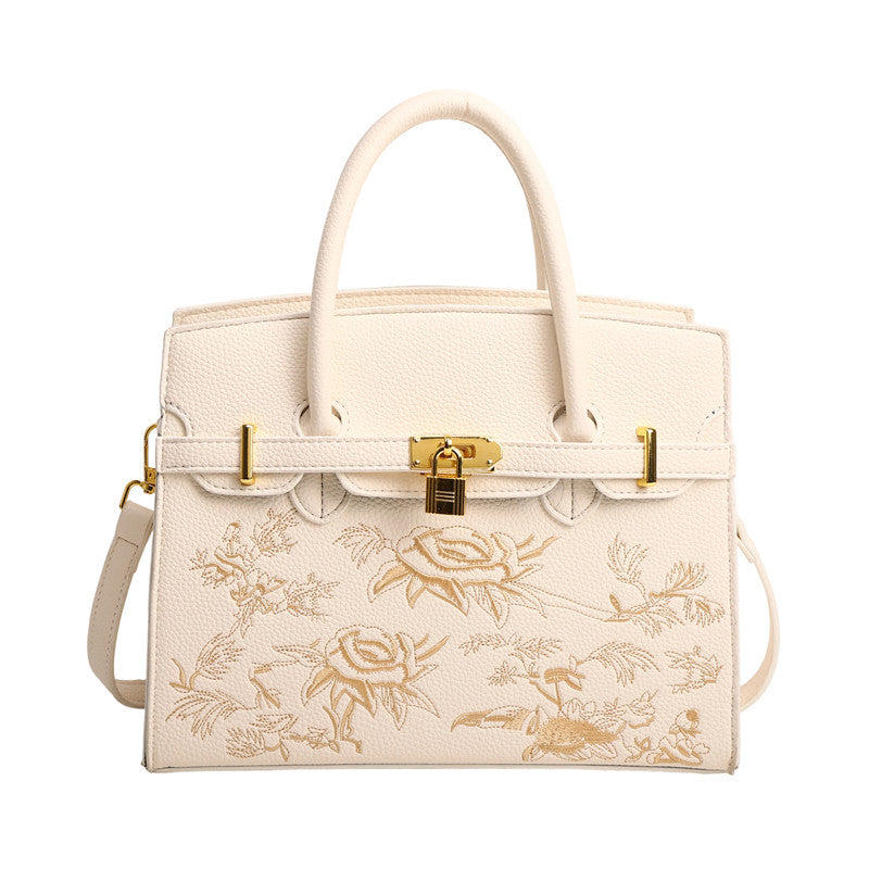 Versatile Women's Chinese Embroidery Mom Premium Women's Messenger Bag