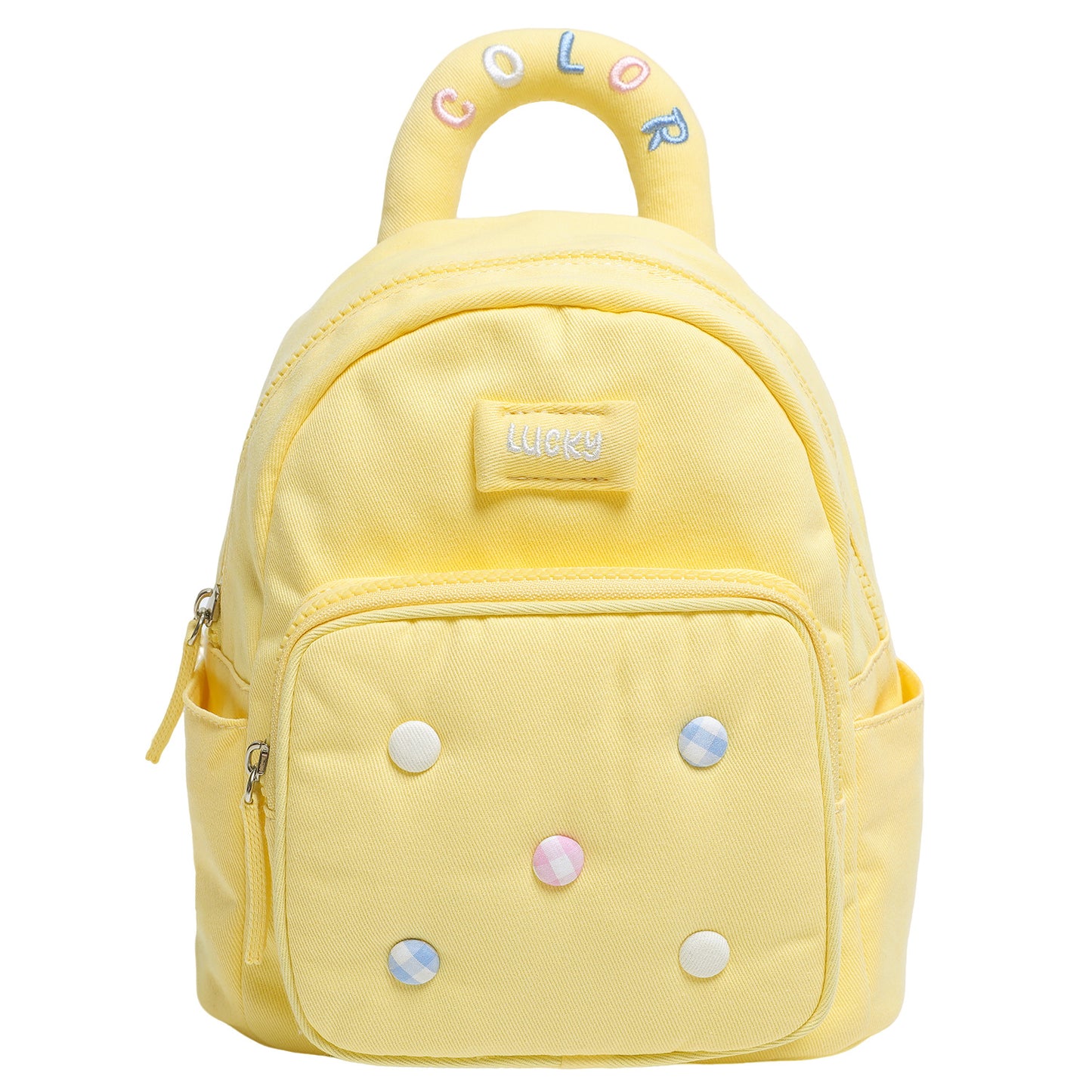 Summer Plaid Canvas Korean Color Dopamine Bags