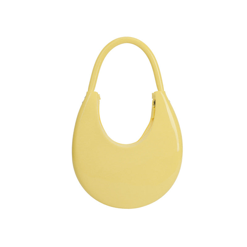 Popular Creative Gel Super Fashion Solid Underarm Bag