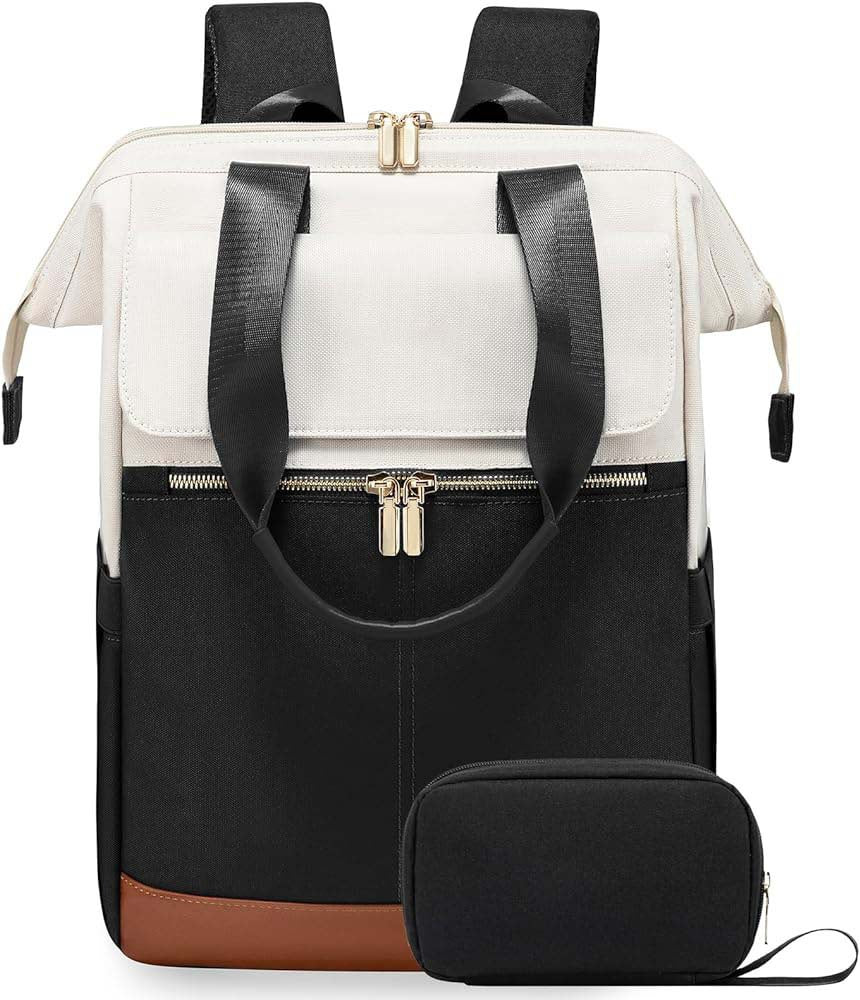Simple Large Capacity Contrast Color Commuter Leisure Backpack