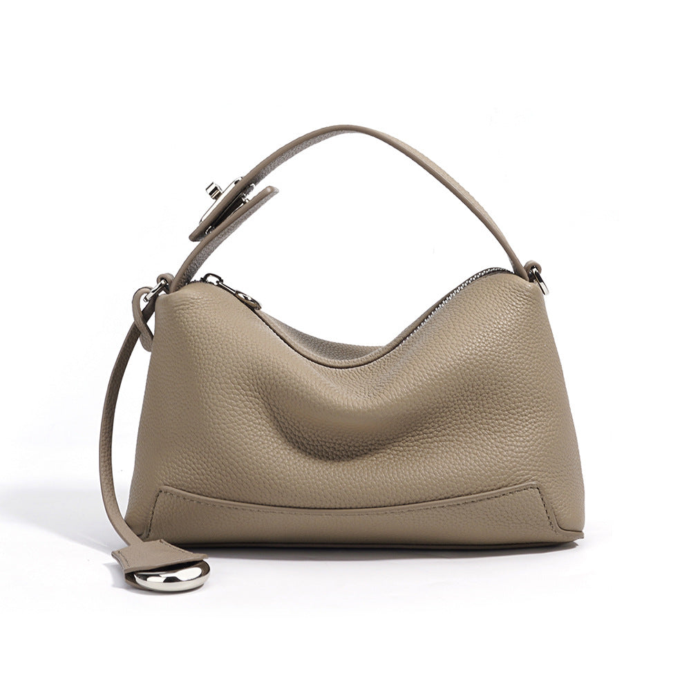 Women's French Style Cowhide Pillow High Sense Bags