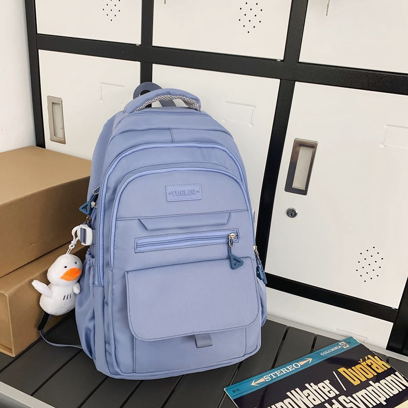 Junior High Large Capacity Female College Niche Simple Computer Women's Backpack