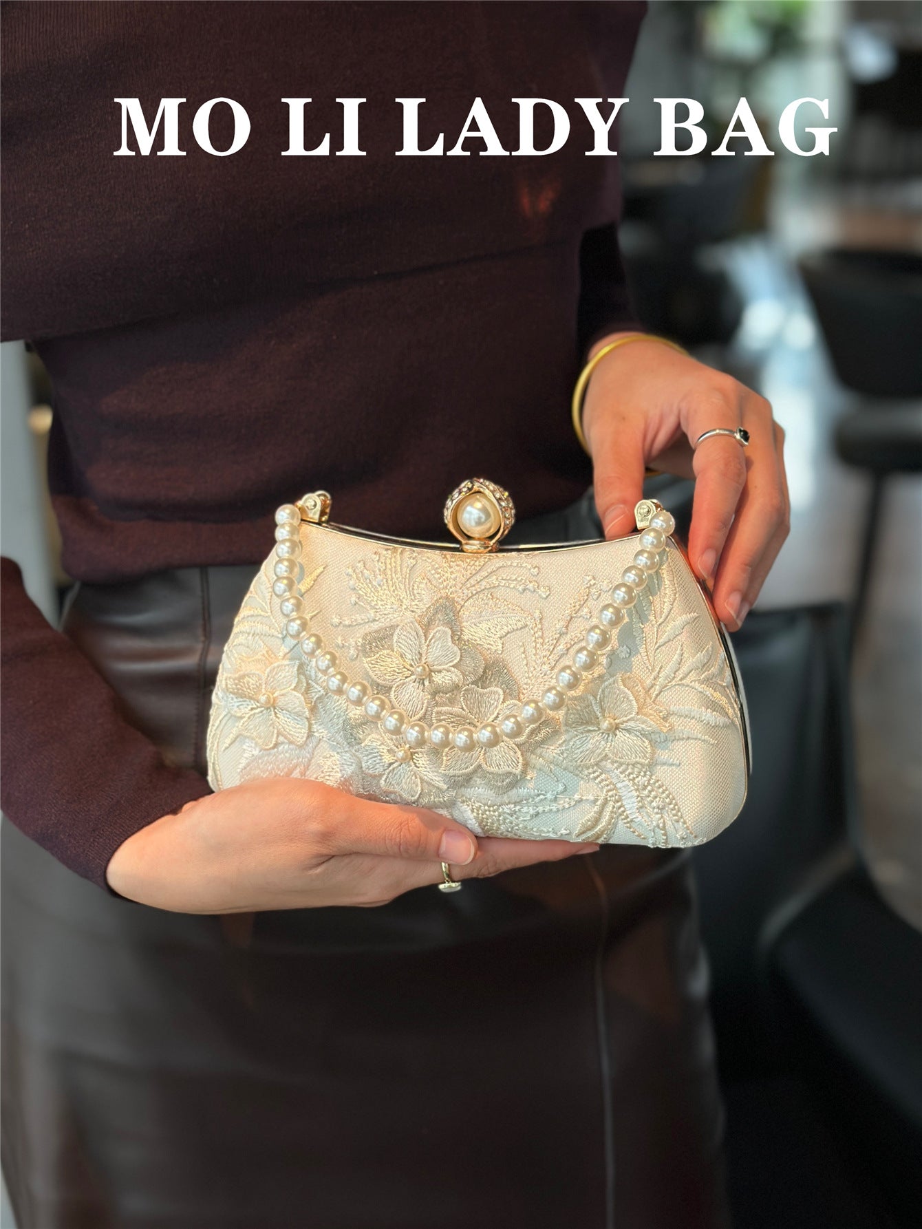 Women's Fairy Han Chinese Clothing Cheongsam Dress Style Vintage Embroidered Niche Women's Handbag