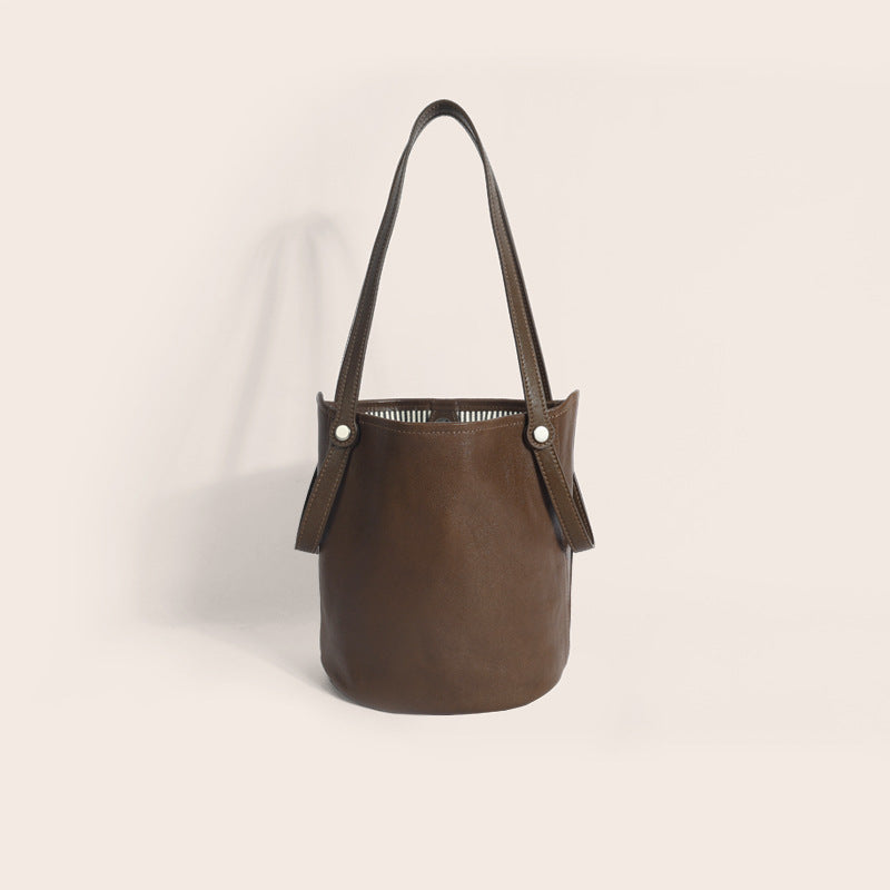 Women's First Layer Vegetable Tanning Leather Retro Bags