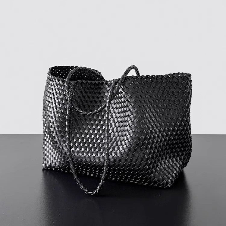 Lazy Hand-woven Loose Feeling Large Capacity One Shopping Bags