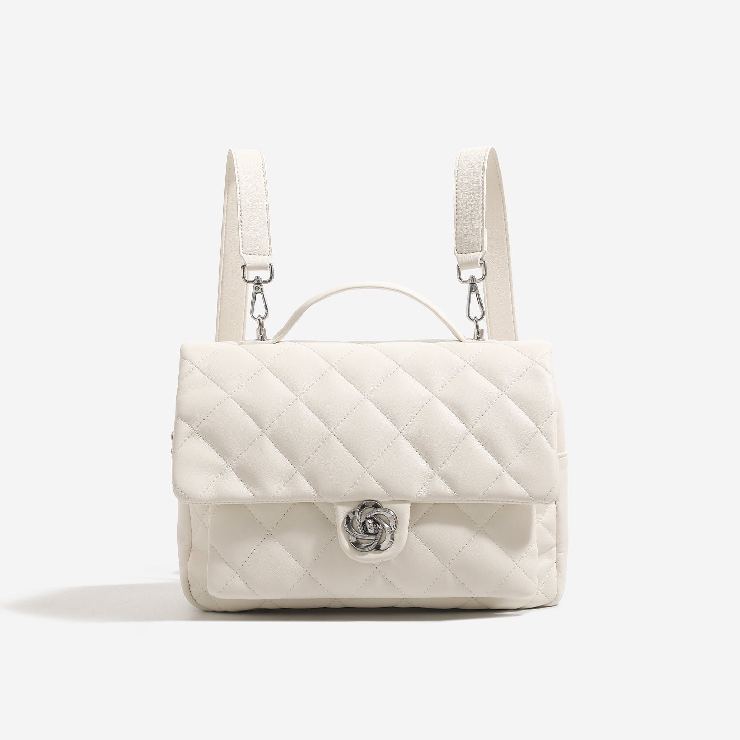 Women's High-grade Fashion Diamond Quilted Design Sense Leisure Backpacks