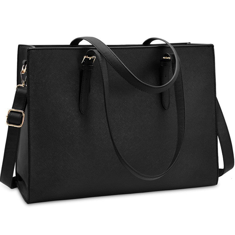 Women's Cross Pattern Large Temperament Wild Makeup Bag