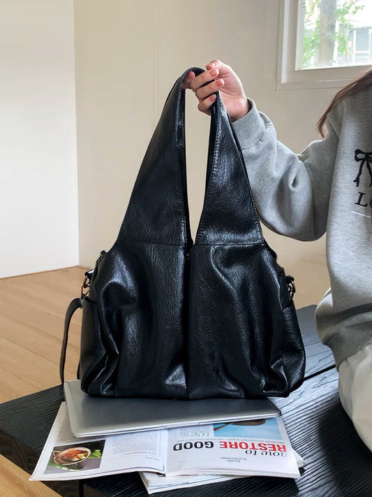 Oil Wax Skin Large Capacity Totes Tote Bag