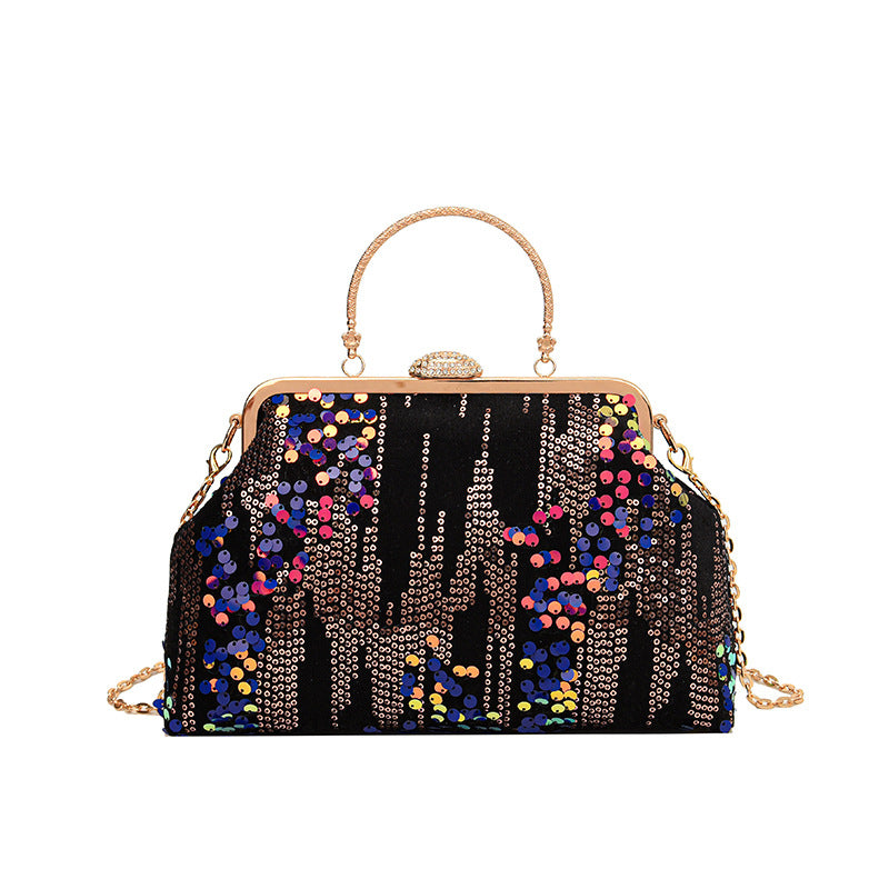 Women's Korean Style Sequin Dinner Hard Fashion Handle