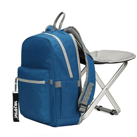 Innovative Portable Stool Foldable Storage Camping Leisure Backpack