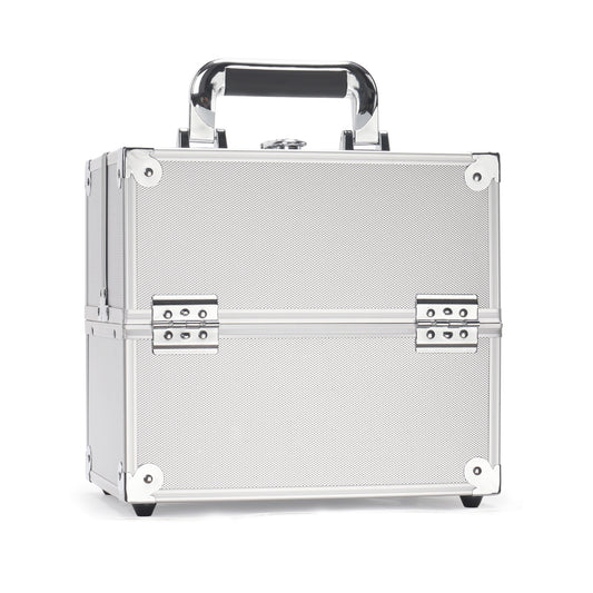 Large Capacity Aluminum Alloy Make Up Specialist Toolbox Tattoo Makeup Cosmetic Case