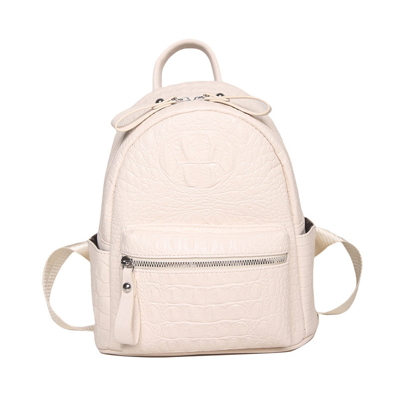 Women's Korean Versatile Large Capacity Simple Texture Women's Backpack