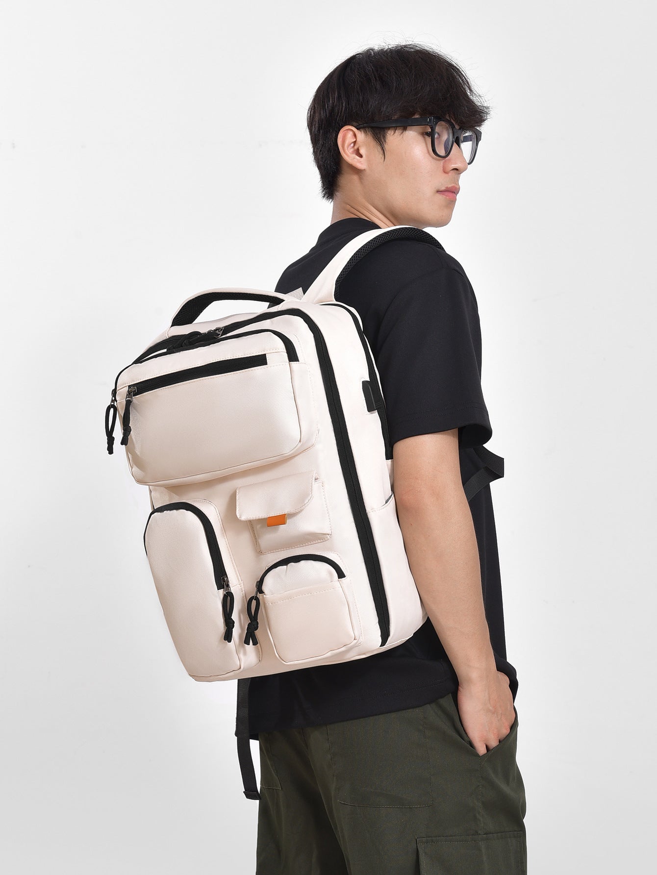 Women's & Men's Large Capacity Computer Fashion Trendy Lightweight Leisure Backpack