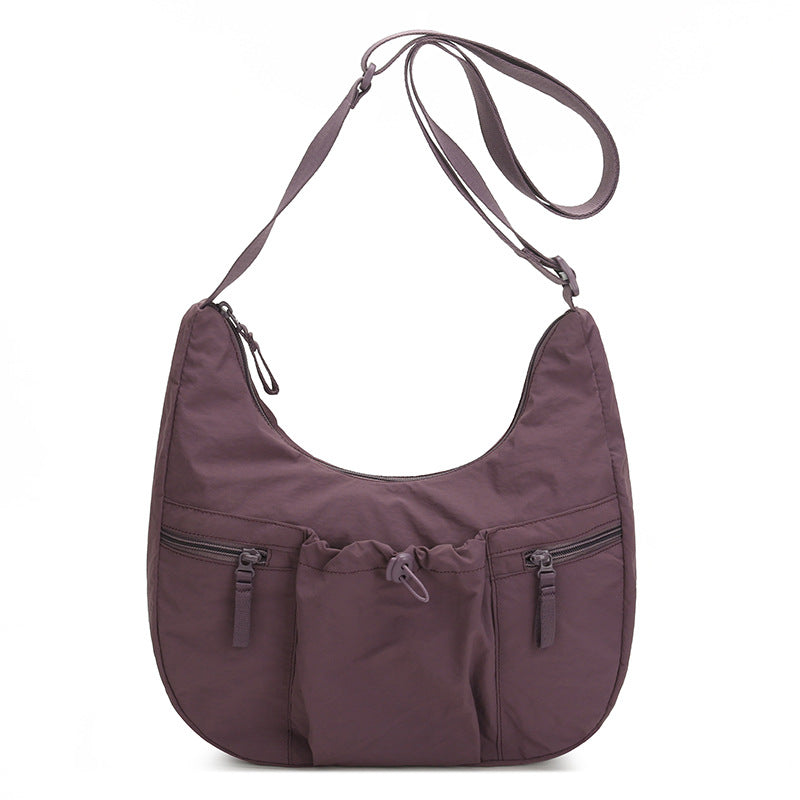 Women's Korean Fashion Simple Lightweight Large Capacity Drawstring Bags