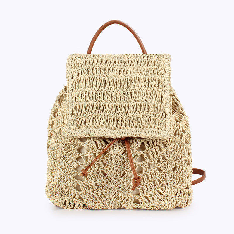 Women's Mori Crocheted Woven Beach Holiday Commuter Women's Shoulder Bag