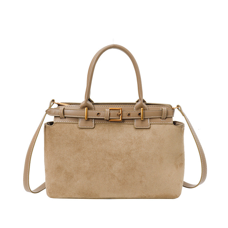 Women's Western Style Suede Winter Elegant Texture Bags
