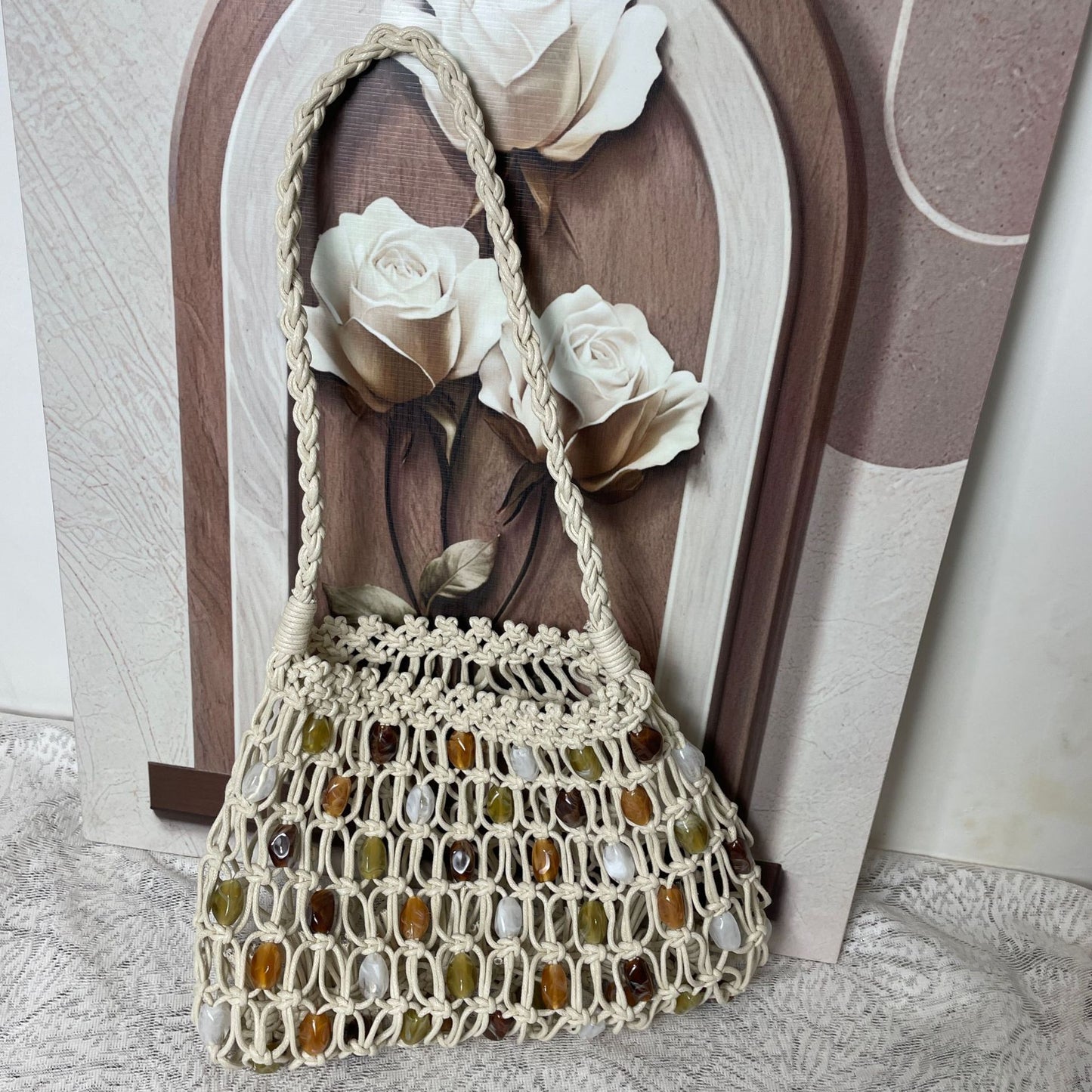 Women's Summer Vacation Leisure Beach Handmade Wax Bags