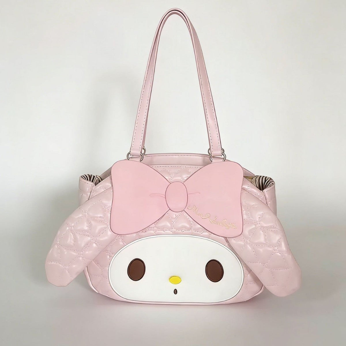Cartoon Rabbit Pink Bow Large Capacity Out Women's Backpack