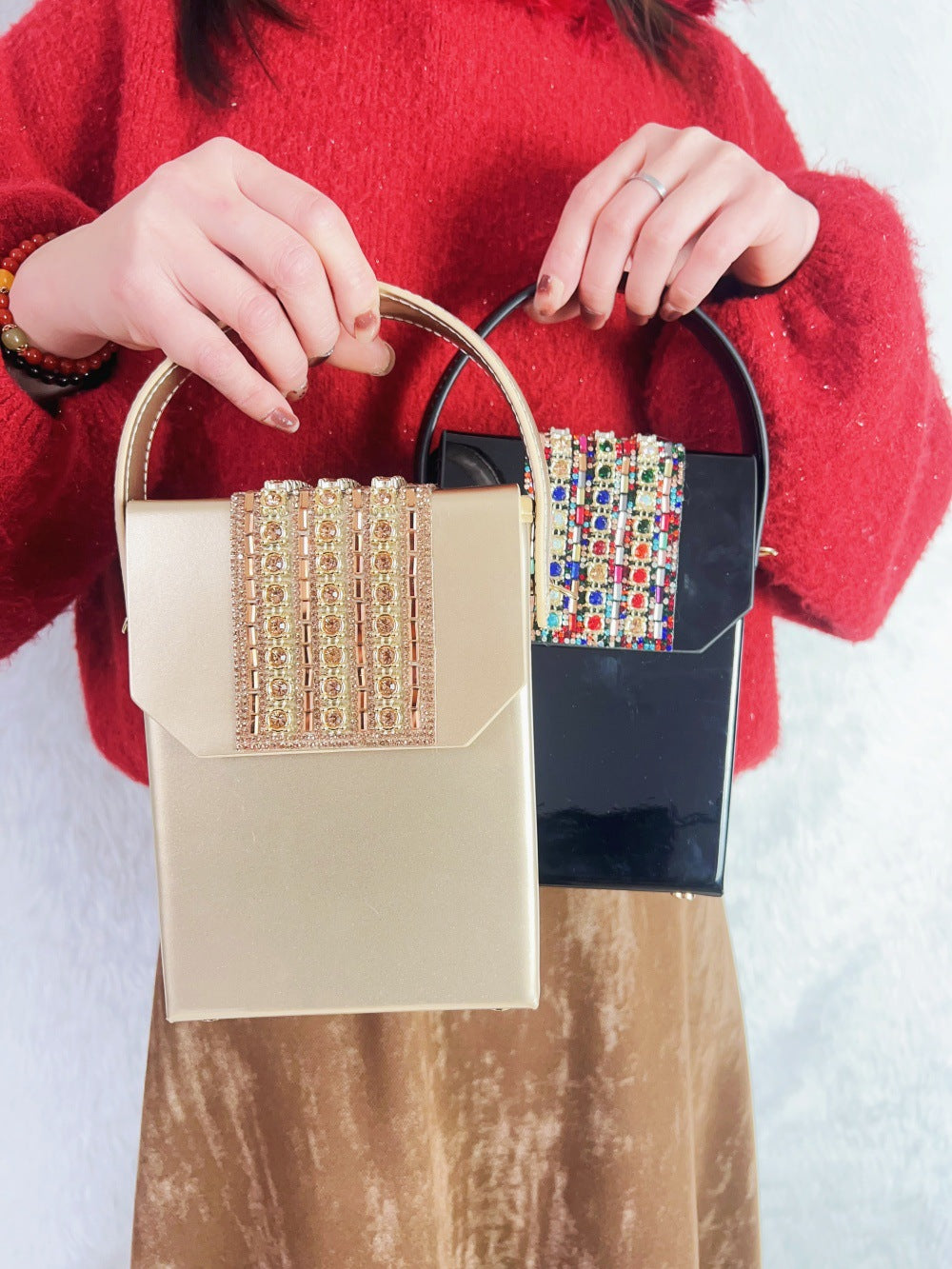 Women's Dinner Banquet Diamond Simple Fashion Elegant Bags