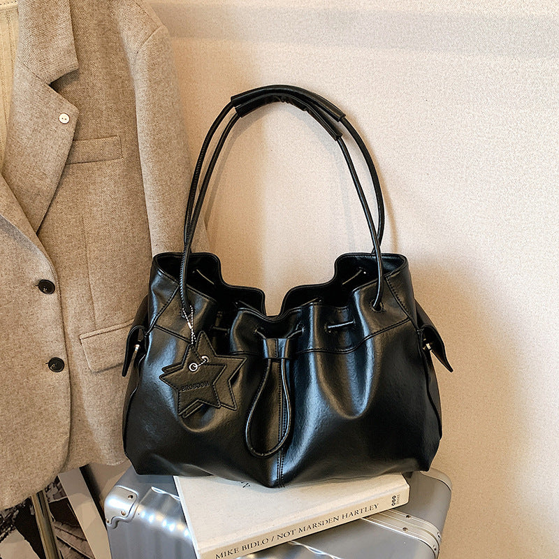 Color High Fashion Retro Textured Western Style Tote Bag