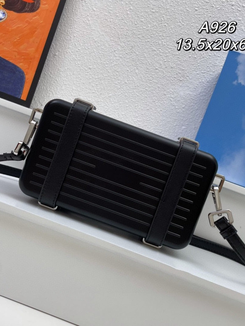 Durable Popular Unique Horizontal Mini Box Women's Messenger Bag