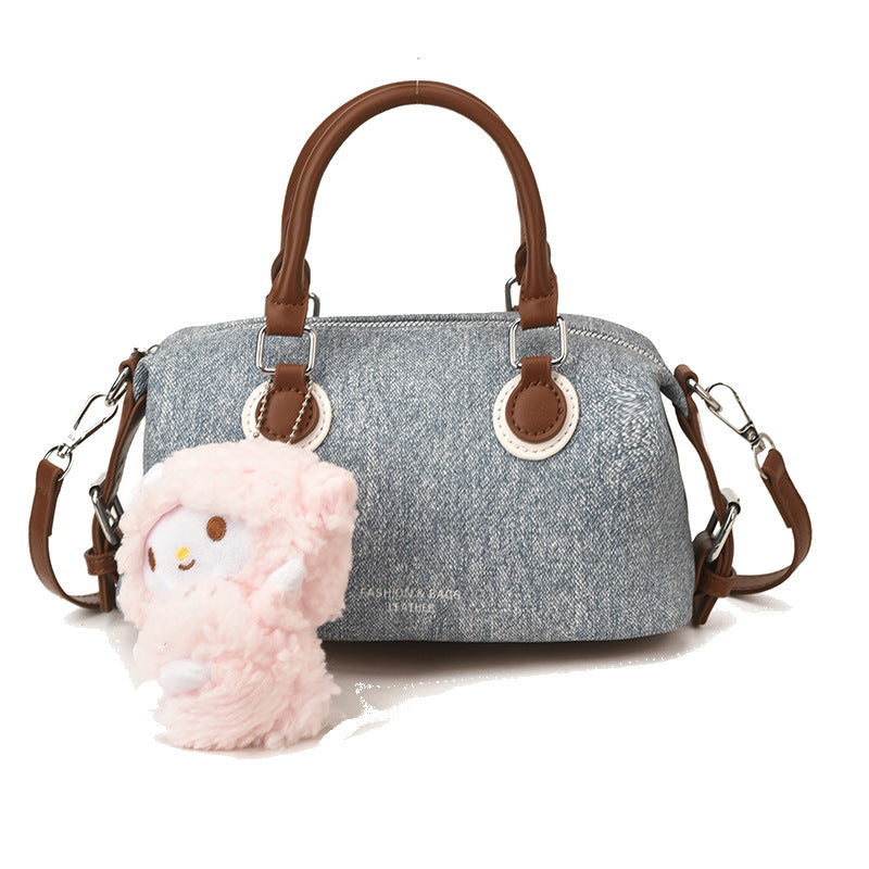Women's Summer Pillow Denim Fashion Portable Western Style Women's Handbag