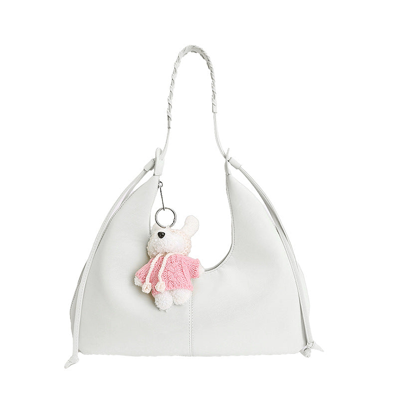 Women's Korean Style Fashion Large Capacity Summer Simple Underarm Bags