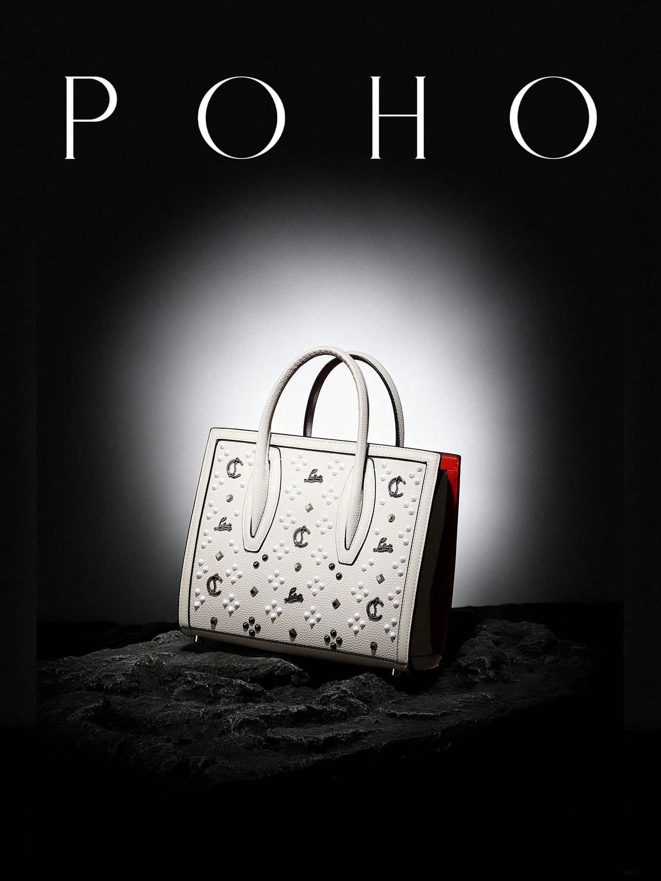 Women's Source Retro Trendy High Quality Fashion Banquet Rivet Tote Bag