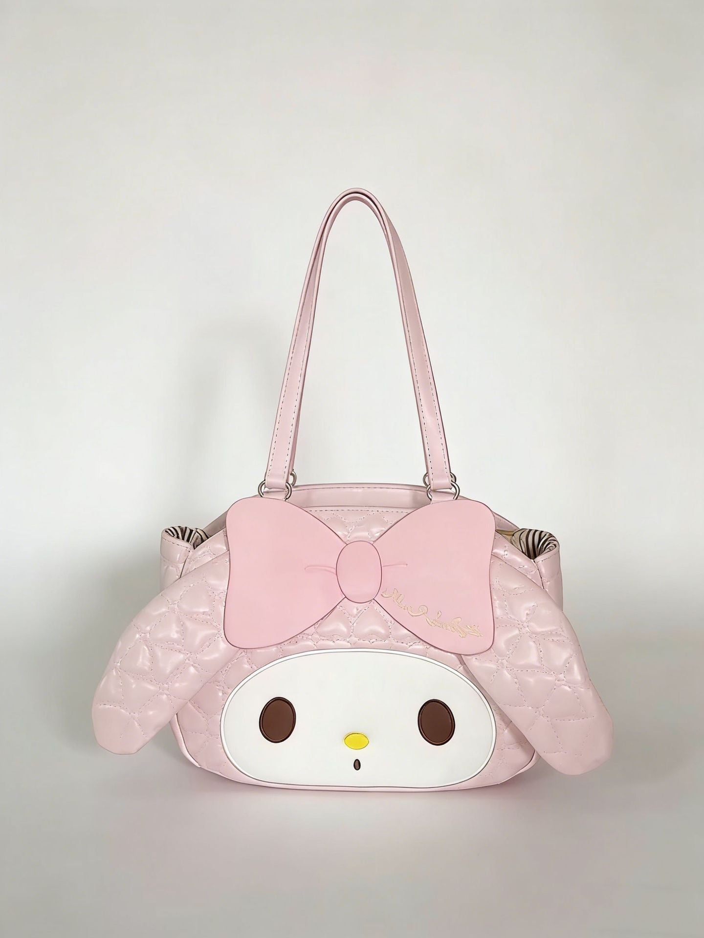 Cartoon Rabbit Pink Bow Large Capacity Out Women's Backpack