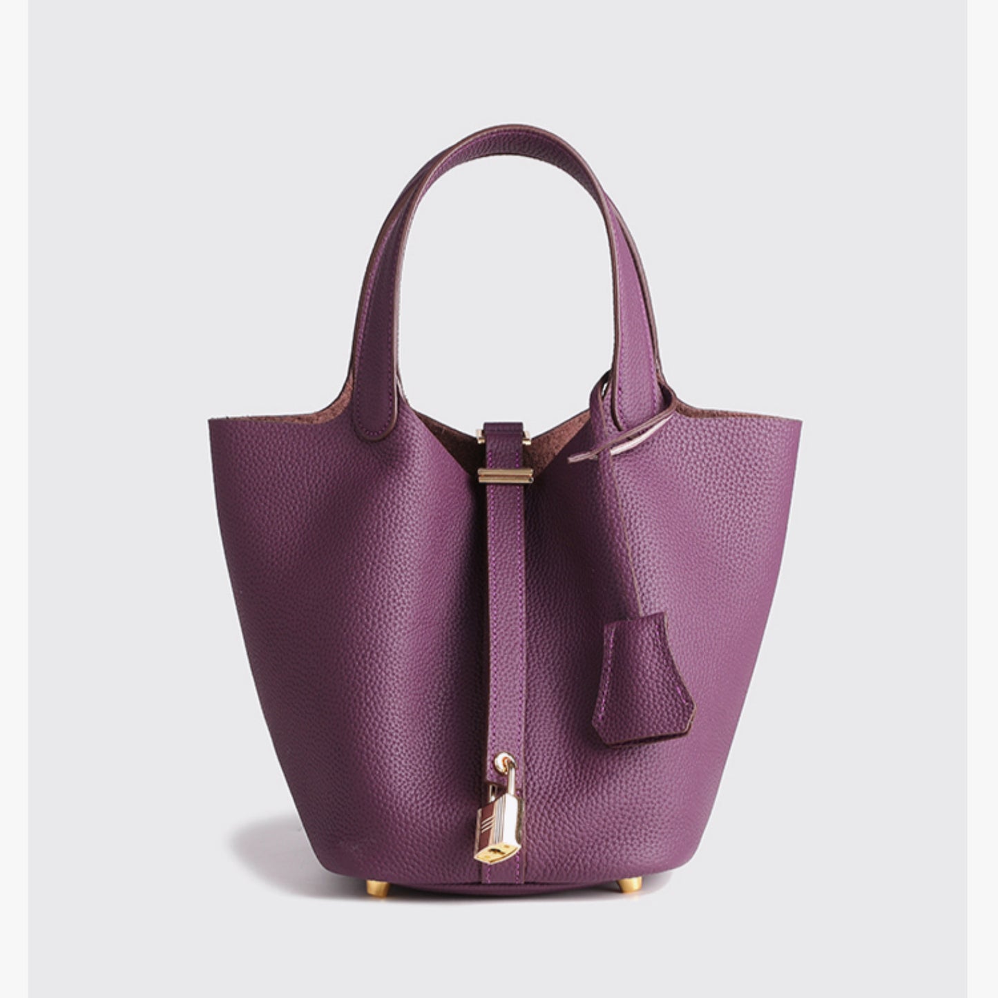 Women's Genuine Leather First Layer Cowhide Vegetable Basket Commute Women's Handbag