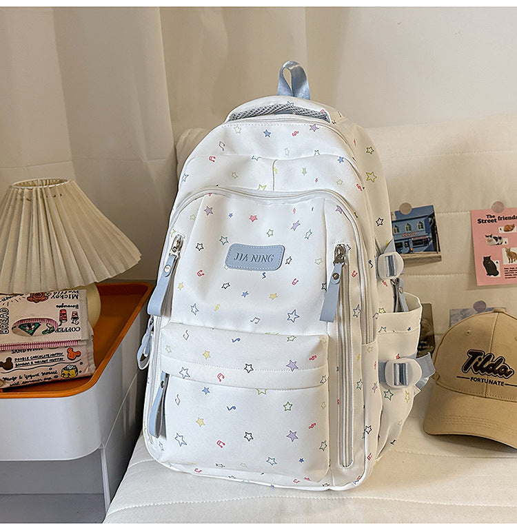 Korean Style Princess Cute Printed Junior High Leisure Backpack