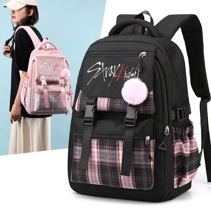 Women's & Men's Combination Peripheral Korean Style Large Capacity Backpacks