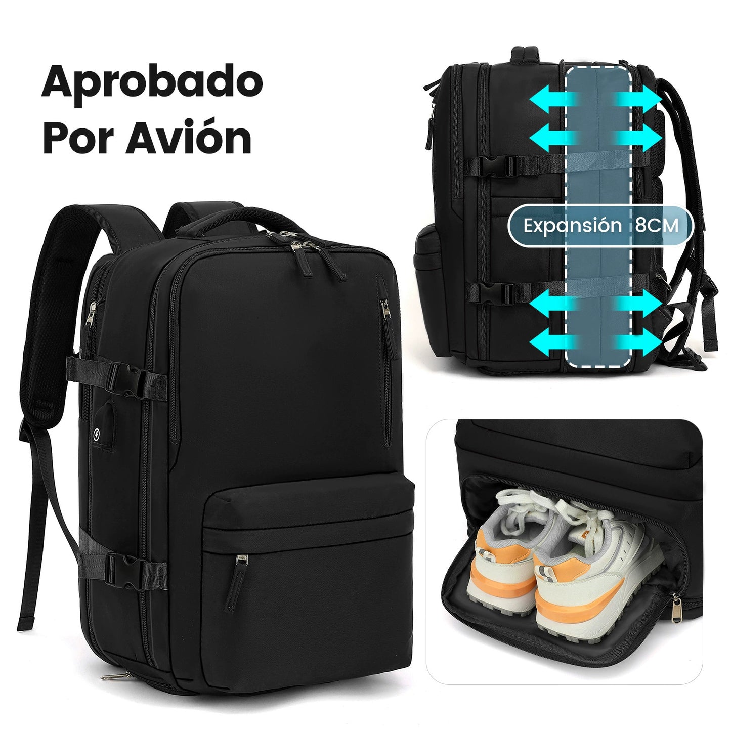 Women's & Men's Expansion Simple Large Capacity Bags