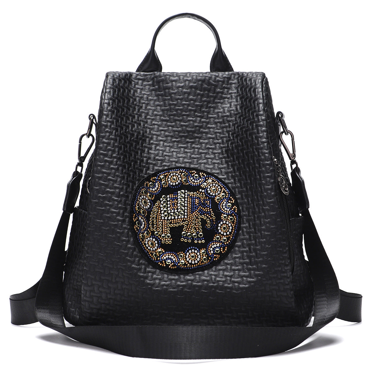 Women's Fashionable Simple Large Capacity Soft Leather Backpacks