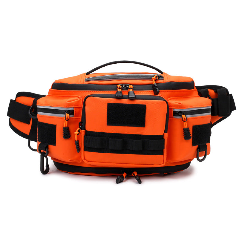 Lure Fishing Cycling Leisure Tourism Multifunctional Large Sport Waist Bag, Accessory Bag