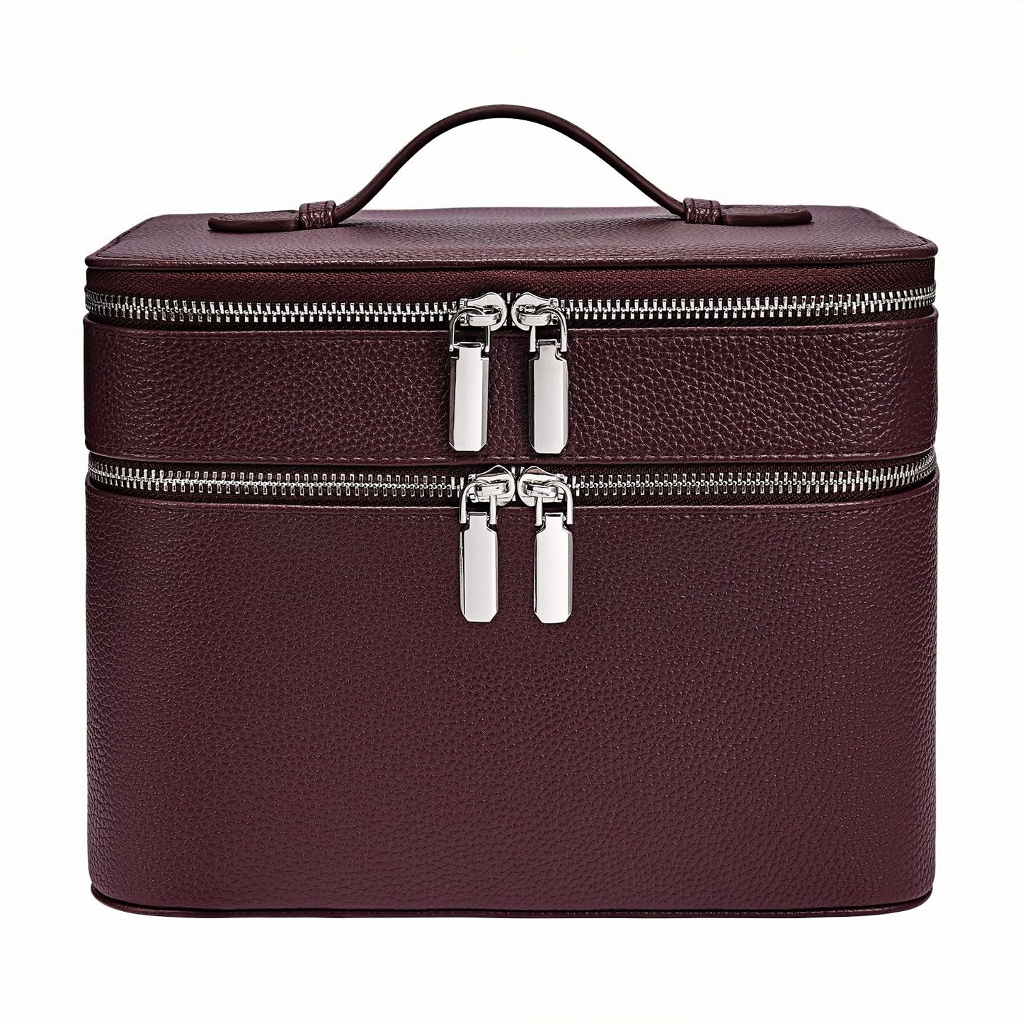 Light Luxury Large Capacity Leather Convenient Cosmetic Cases
