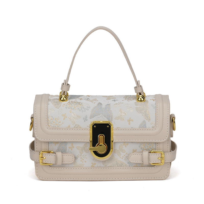 Versatile Fashion Trendy Niche High-grade Leather Small Square Bags