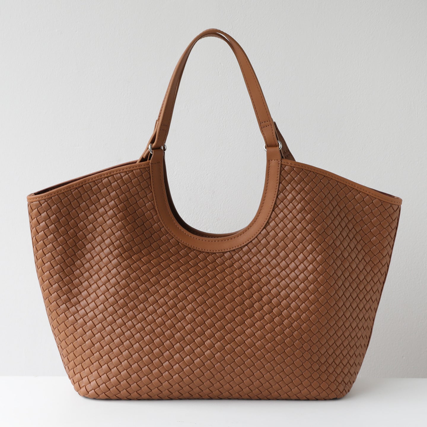 Women's Large Capacity Totes Woven Loose Handbags