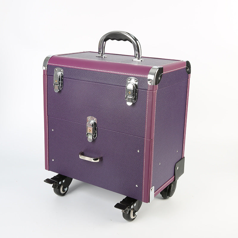 Professional Tattoo Embroidery Nail Beauty Box Brake Large Capacity Storage Cosmetic Cases