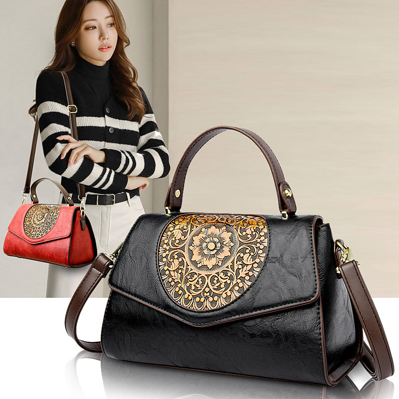 Trendy Women's Fashionable Mom Exquisite Embroidered Handbags