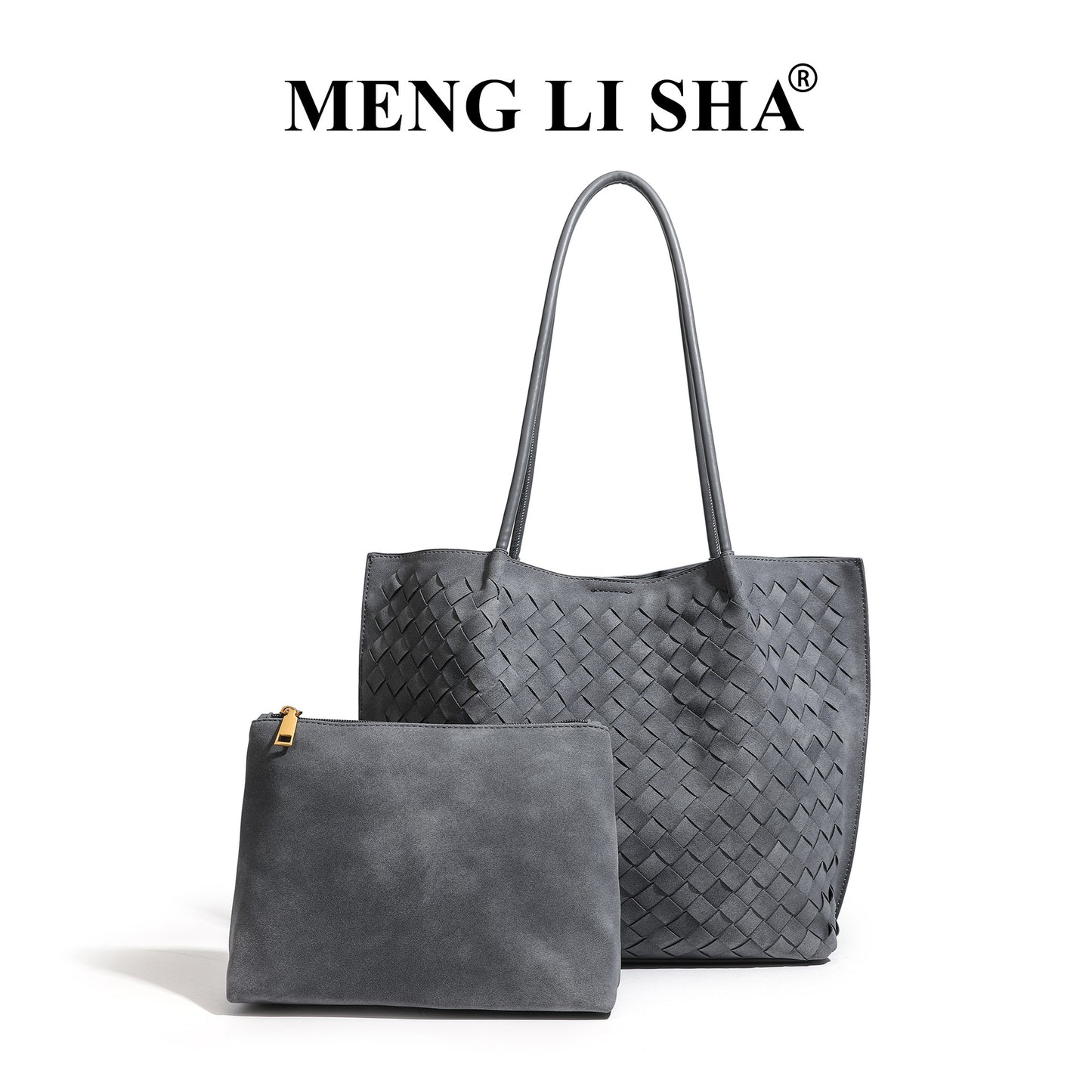 Fashion Unique High-grade Suede Woven Portable Tote Bags