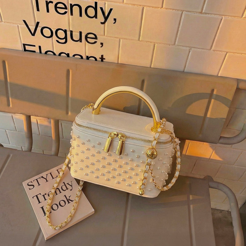 Women's High-grade Portable Box Pouch Fashion Special Interest Light Bags