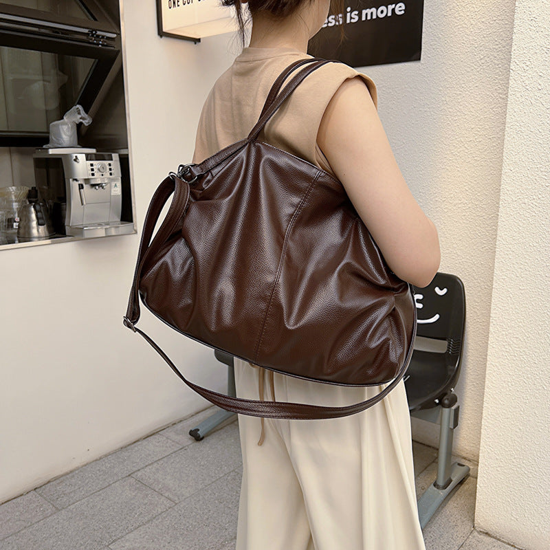 Women's Classic Daily Commuter Overseas Simple Stylish Women's Shoulder Bag