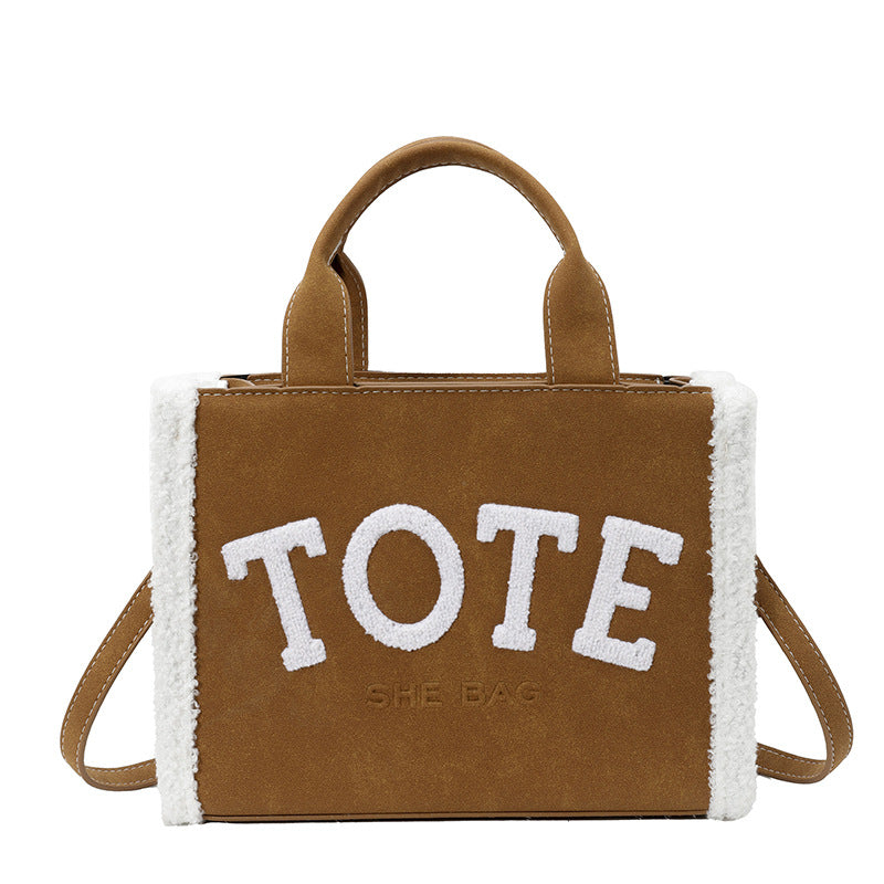 Pretty Classic Slouchy Letter Temperament Wild Women's Shoulder Bag