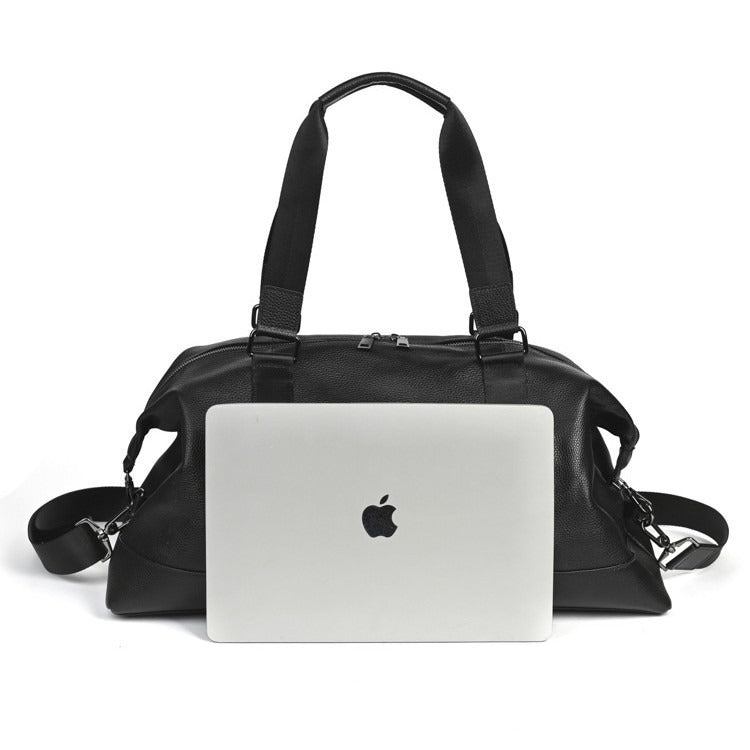 First Layer Cowhide Leather Large Capacity Men's Messenger Bag